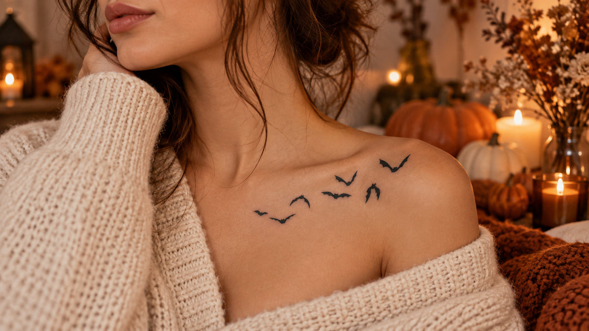Halloween Temporary Tattoos: Spooky & Cute Designs for Your Party Look