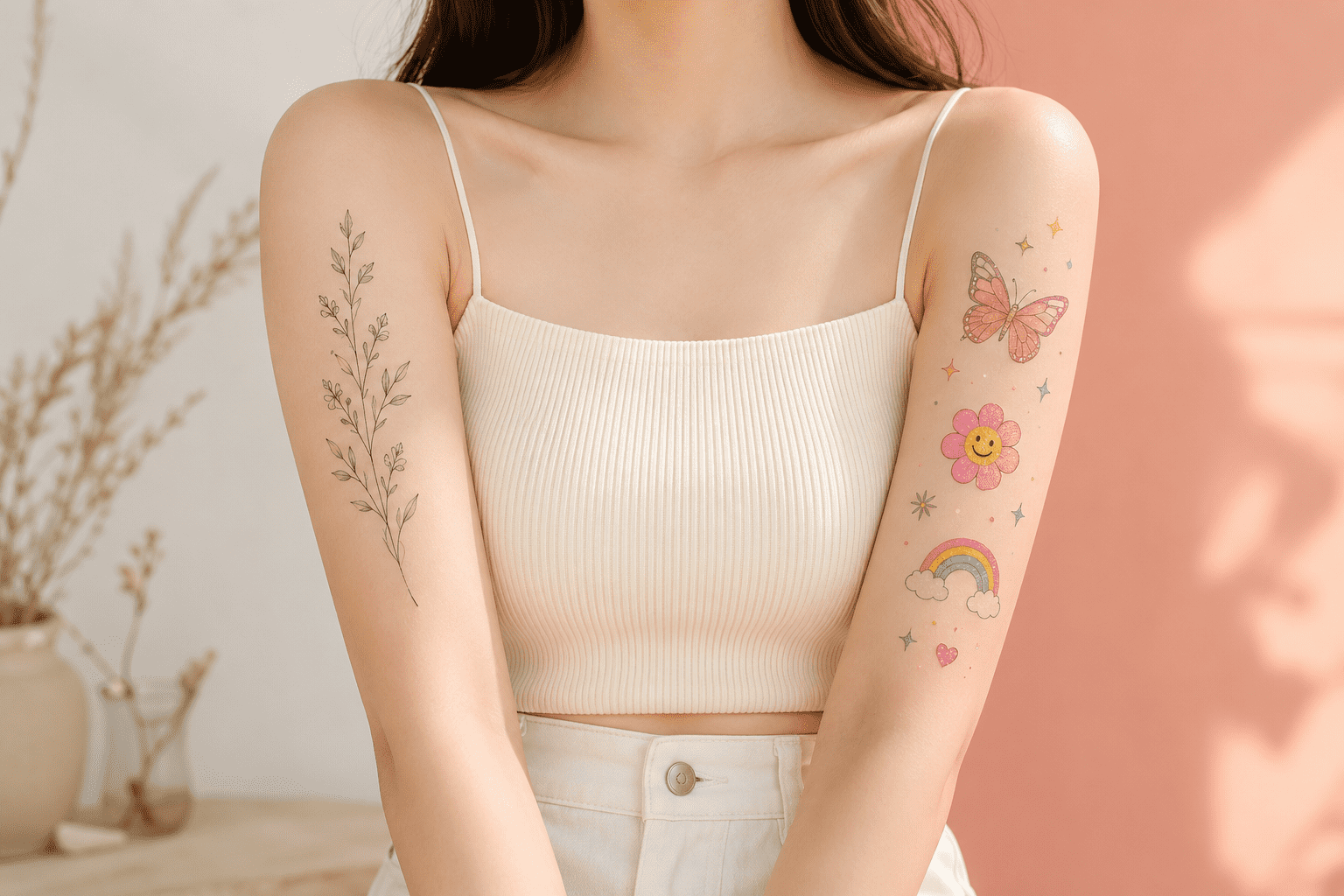 Herbal Semi-Permanent Tattoos vs Regular Temporary Tattoos