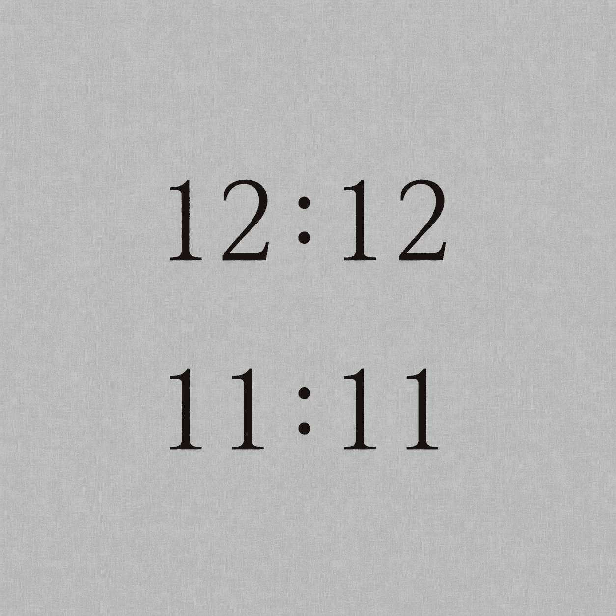 Fine line temporary tattoos featuring 12:12 and 11:11 angel number designs in a clean minimal serif style.