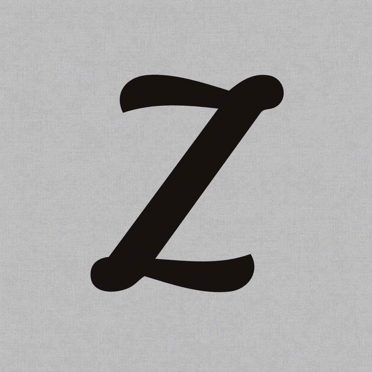 Temporary tattoo design featuring a bold black uppercase letter Z in a clean minimal style.