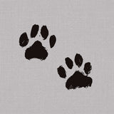Two Paw Prints Herbal Semi Permanent Tattoos