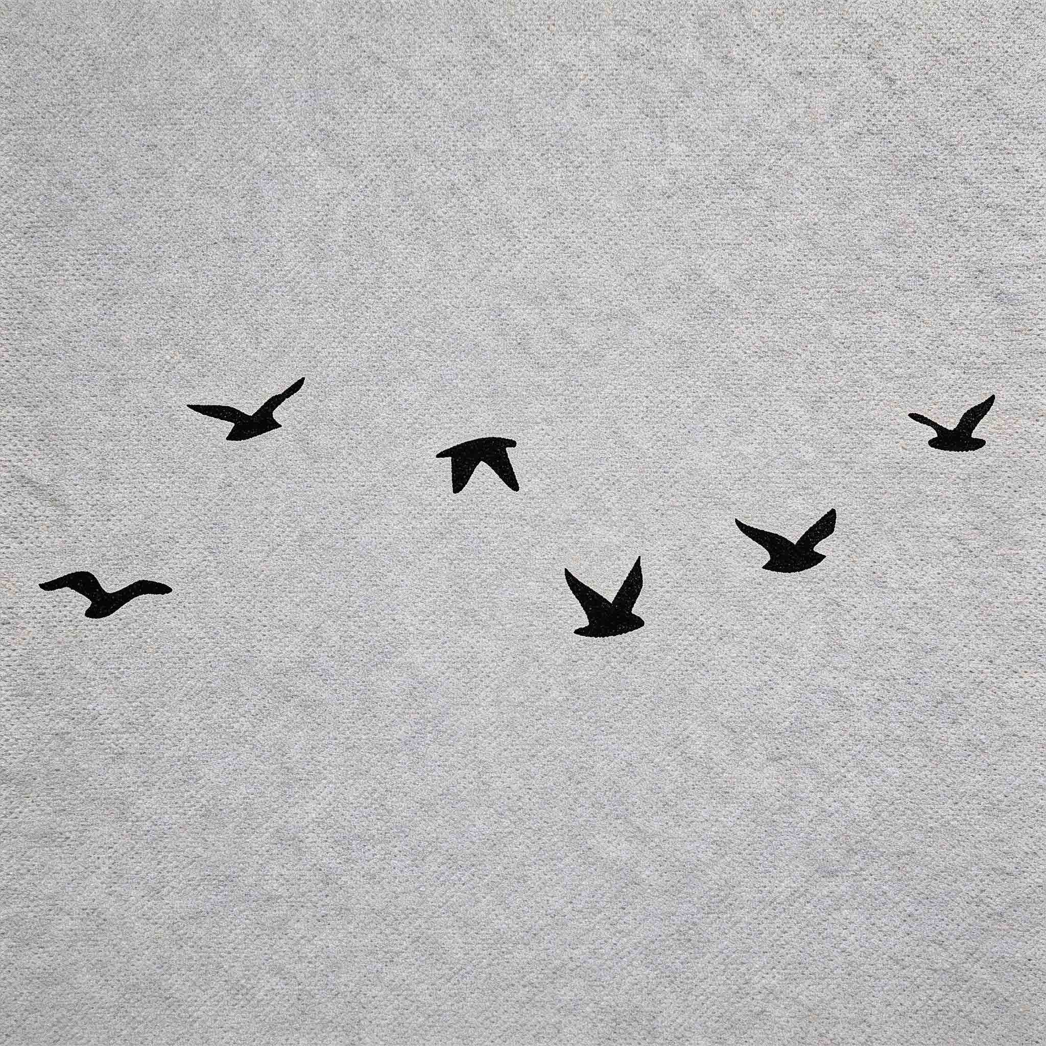 Flying birds temporary tattoo design